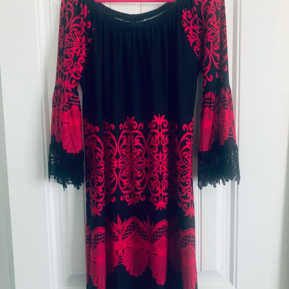 NEW Hot Pink and Black dress